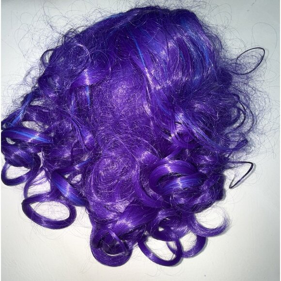 Disney Descendants 2 Mal Halloween Costume Girls S 4-6 3 Piece Outfit + Wig - Picture 12 of 12